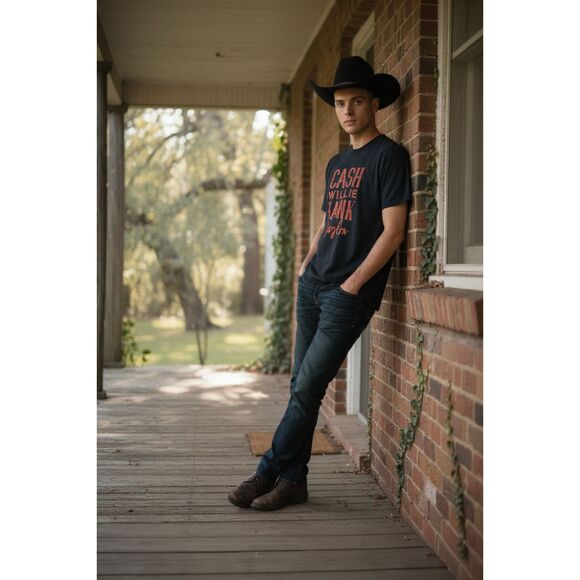 CASH HANK WILLIE & WAYLON Unisex classic tee Med - Picture 1 of 6